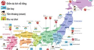 Bản đồ du lịch Nhật Bản