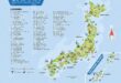 Bản đồ du lịch Nhật Bản (Japan travel Map)