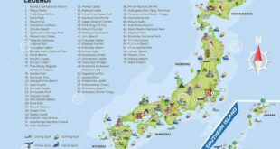 Bản đồ du lịch Nhật Bản (Japan travel Map)